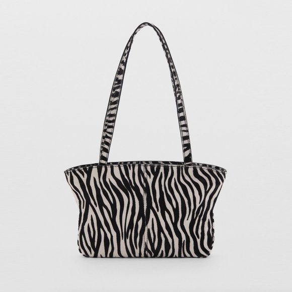 Mango NWR Zebra-print leather bag - Picture 1 of 11